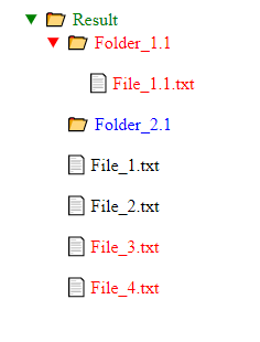 Folder comparison function