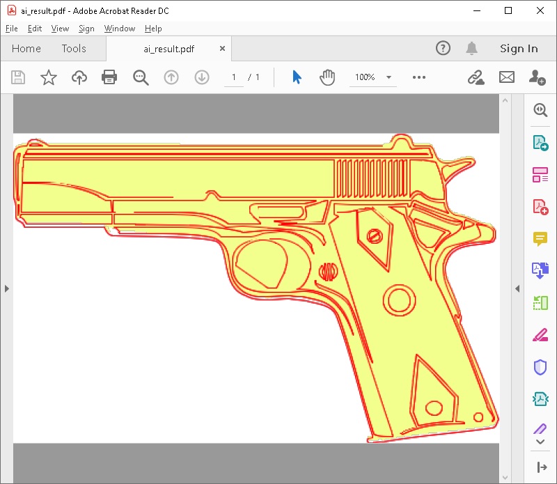 AI file converted in PDF