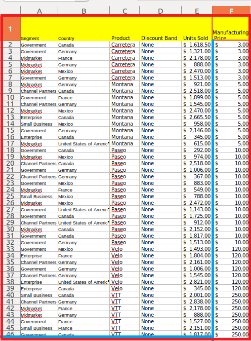 Specify page breaks and a print area in Microsoft Excel