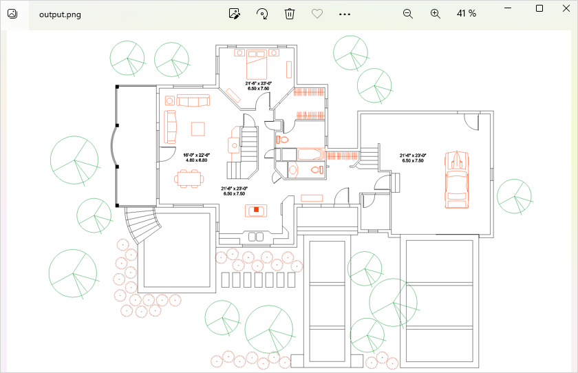 Render a CAD file to PNG