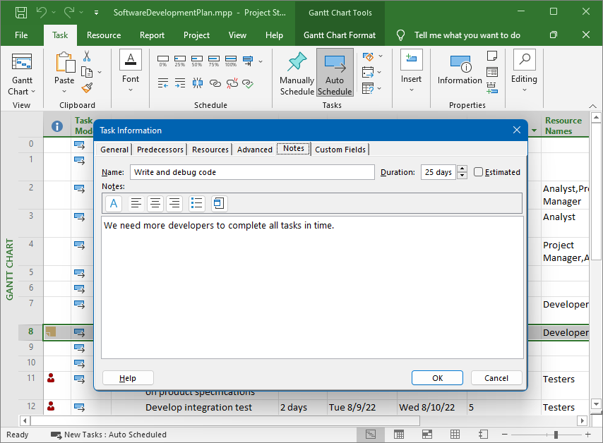 Speaker notes in Microsoft PowerPoint